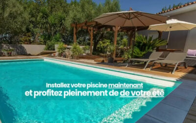 C’est le moment d’installer votre piscine !