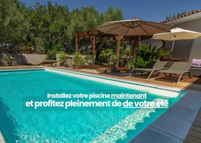 C’est le moment d’installer votre piscine !