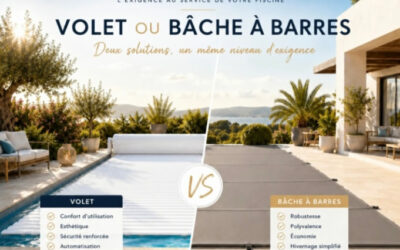 Volet ou bâche à barres